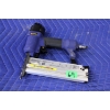 Image 1 : Pneumatic Stapler Nail Gun with Blue Handle and Metal Barrel
