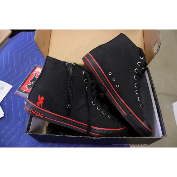 Chrome Saipan Cordura Black Shoes, Men's Size 12, Women's Size 13.5
