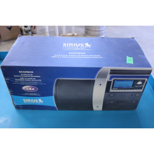 Sirius Satellite Radio Boombox