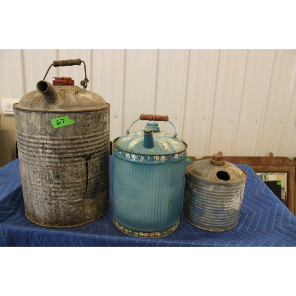 Antique Metal Cans