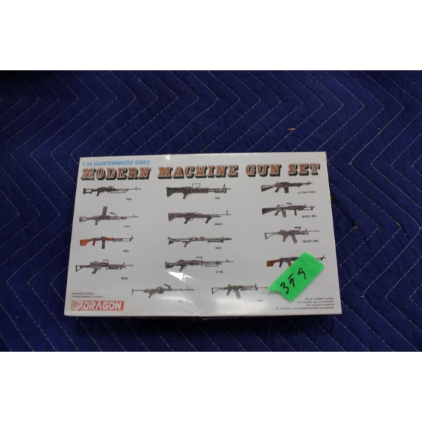 Dragon 1:35 Scale Military Model Set Modern Machine Gun Set