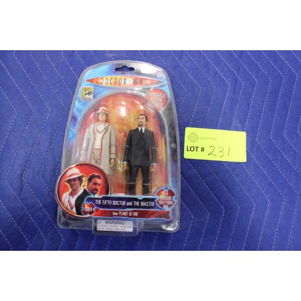 Doctor Who Action Figure Pack: Fifth Doctor and The Master (1984)
