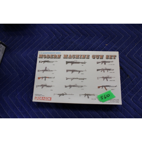 Dragon 1:35 Scale Military Model Set Modern Machine Gun Set