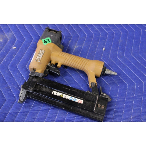 Danwood Pneumatic Nail Gun with Yellow Handle
