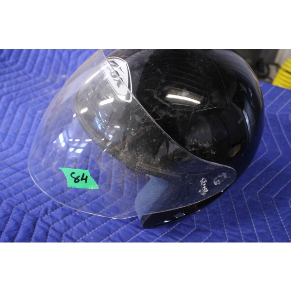 Arai Black Motorcycle Helmet with Clear Visor
