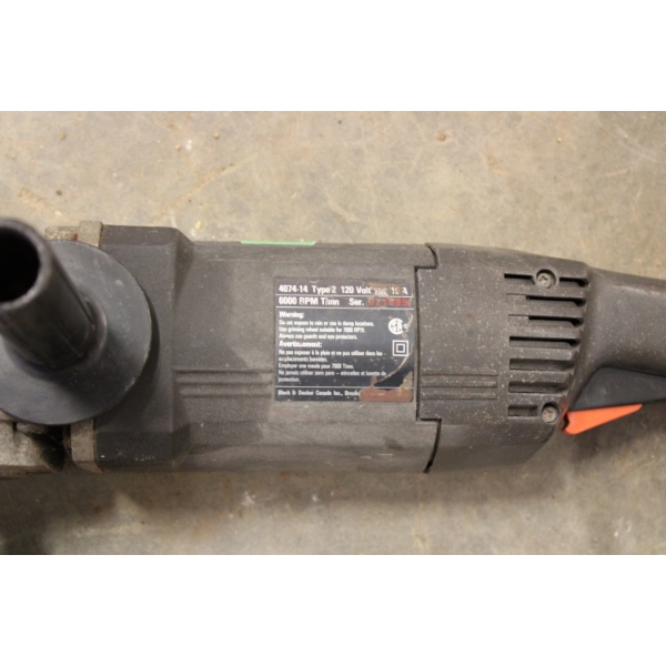 Black and Decker Corded Angle Grinder