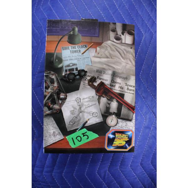 Back to the Future Collectible Doc Brown Figure with Accessories
