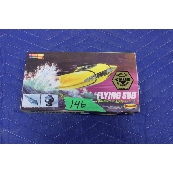 Monogram Flying Sub Model Kit from Voyage to the Bottom of the Sea
