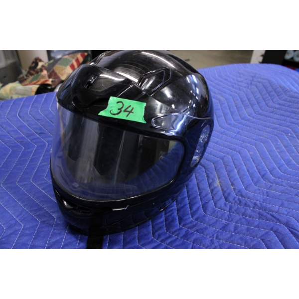 HJC Youth Large Black Motorcycle Helmet
