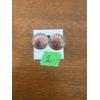 Image 1 : Pair of Earrings (Missing one backing)