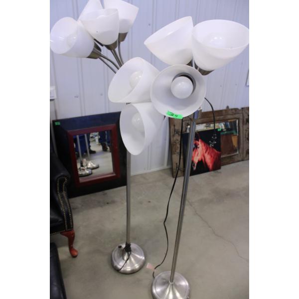 Set of Two Floor Lamps (2x Money)