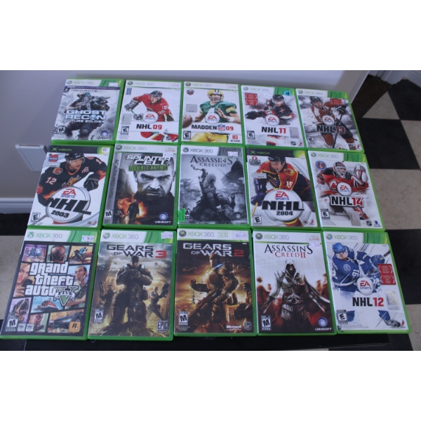 Lot of 38 XBOX 360 Games