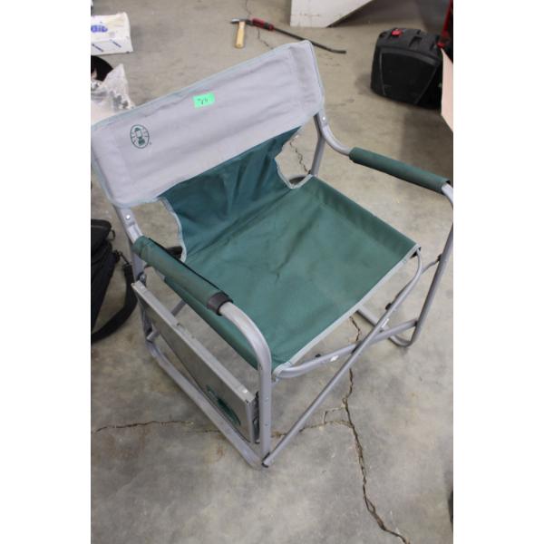 Coleman Camping Chair with Side Table