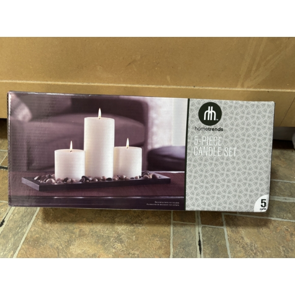 Home Trends 5 Piece Candle Set 