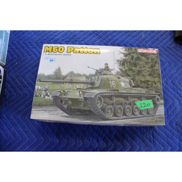 Dragon 1:35 Scale Military Model Set  M60 Patton Tank