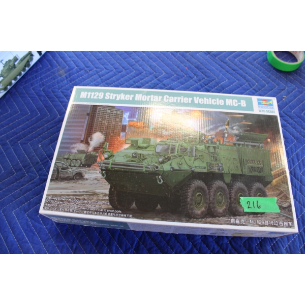 Trumpeter 1:35 Scale Military Model Set M1129 Stryker Mortar Carrier Vehicle MC-8