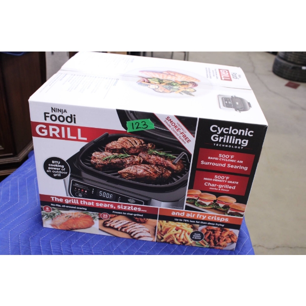 Ninja Foodi Grill with Cyclonic Grilling Technology in Original Box
