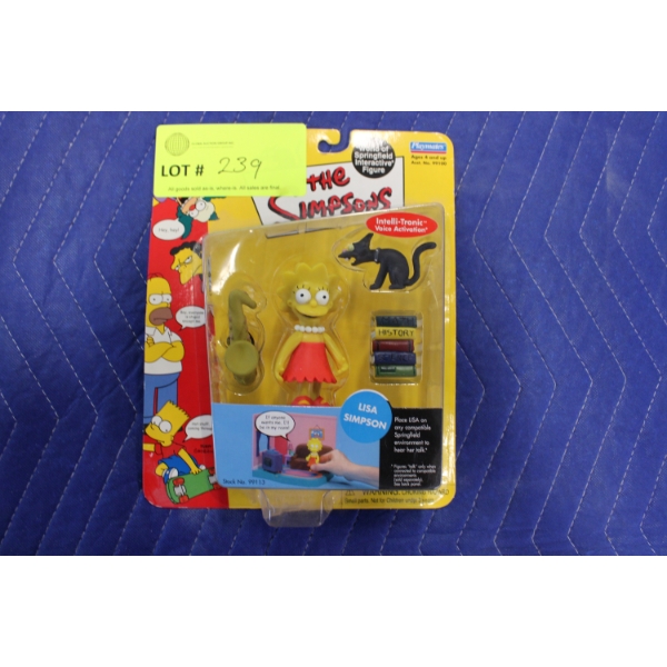 The Simpsons Lisa Simpson Interactive Figure NIB

