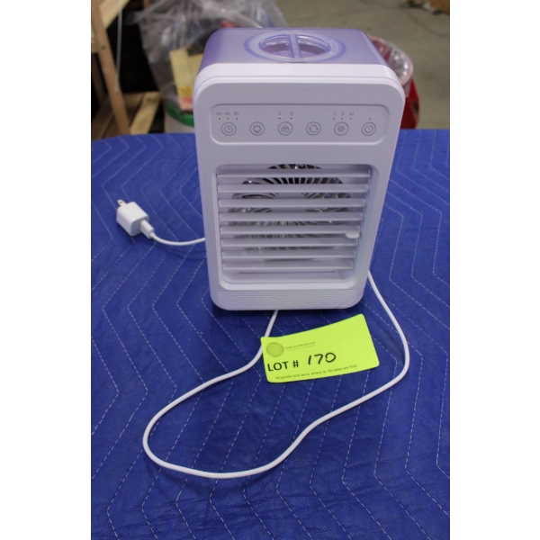 Portable Electric Air Cooler with Adjustable Settings
