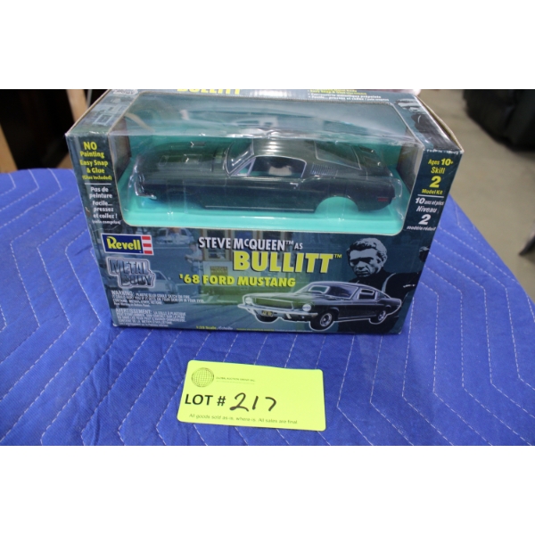 Revell Steve McQueen Bullitt 1968 Ford Mustang Model Kit
