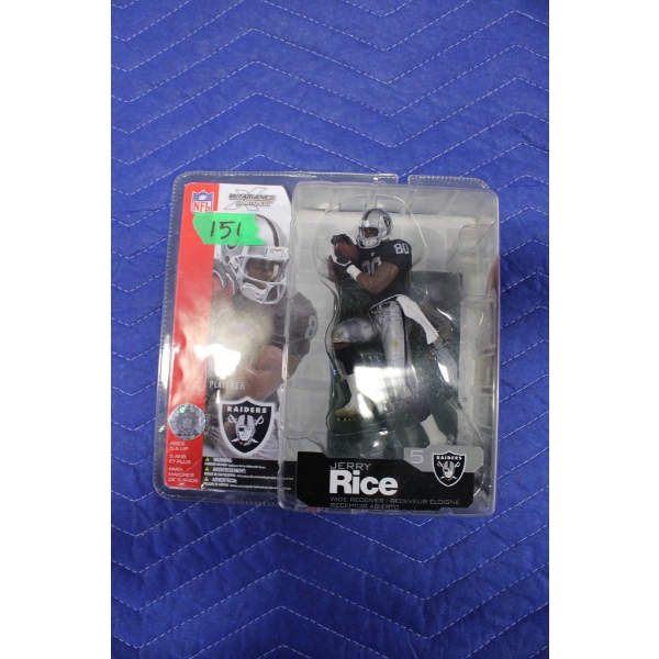 McFarlane NFL Legends Jerry Rice Raiders Action Figure
