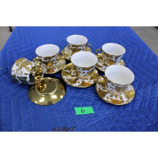Set of Tea Cups and Saucers
