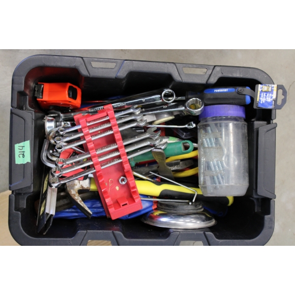 Box of various tools