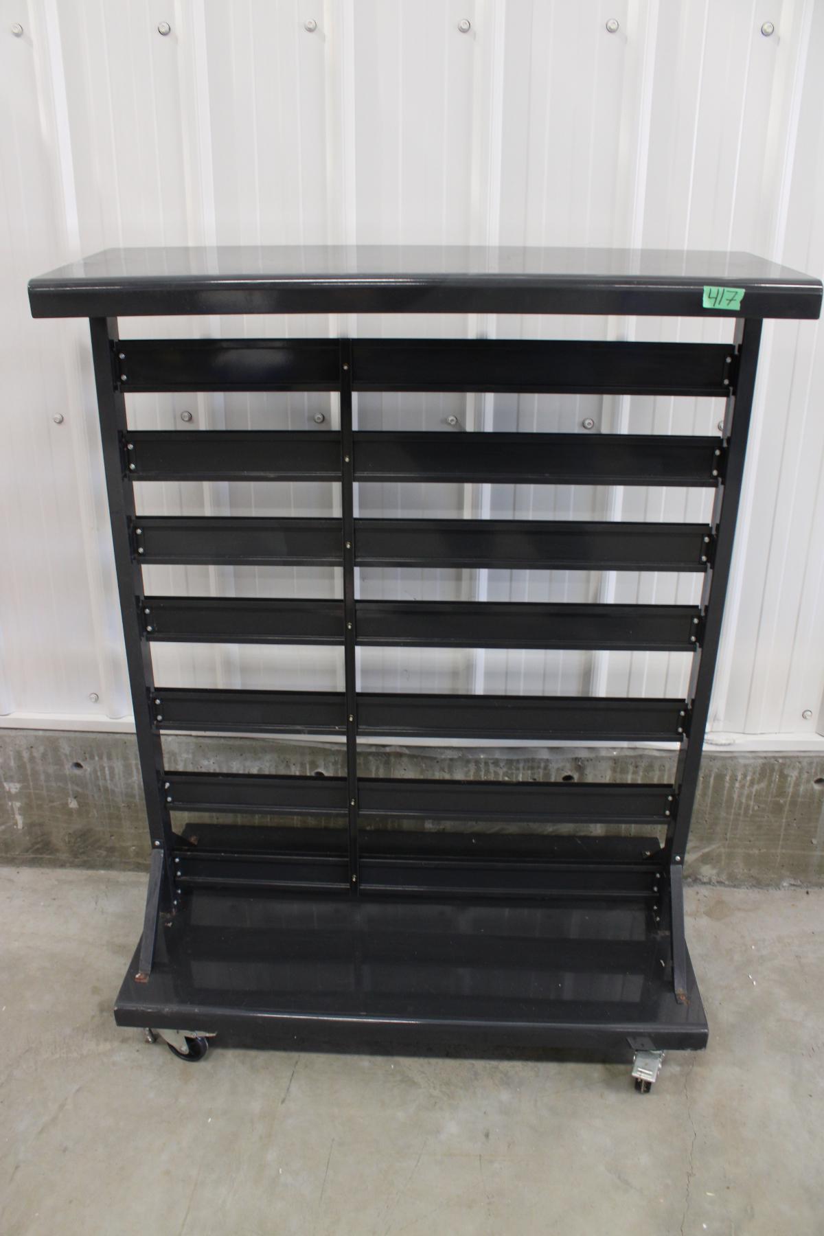 Parts Bin Rolling Rack