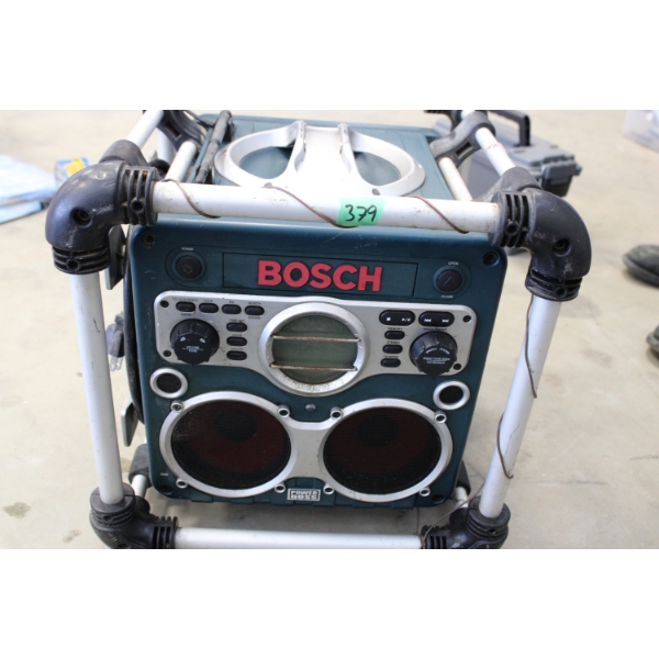 Bosch Jobsite Speaker and Battery Charger
