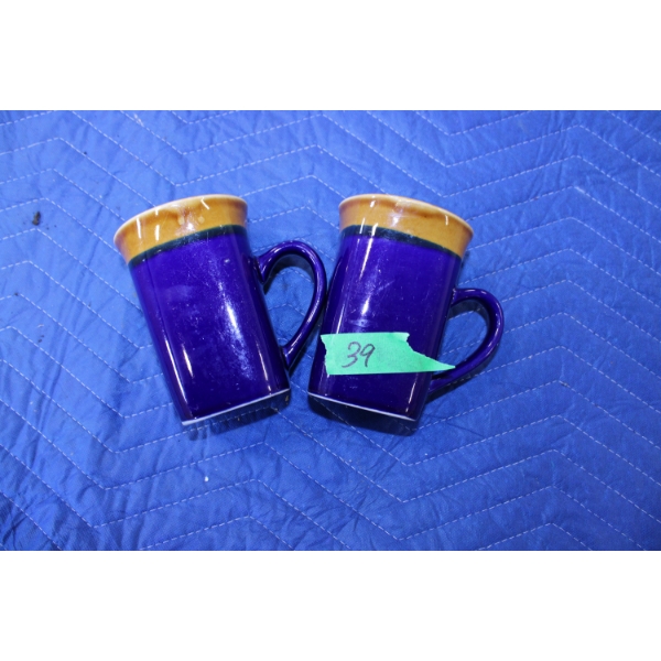 Set of Earthenware Mugs