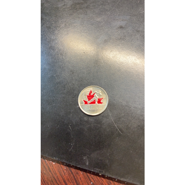 CANADA 25 CENTS 2017 CINDY KLASSEN HOCKEY COIN