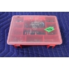 Image 2 : Red Plastic Organizer With Electronics and Components
