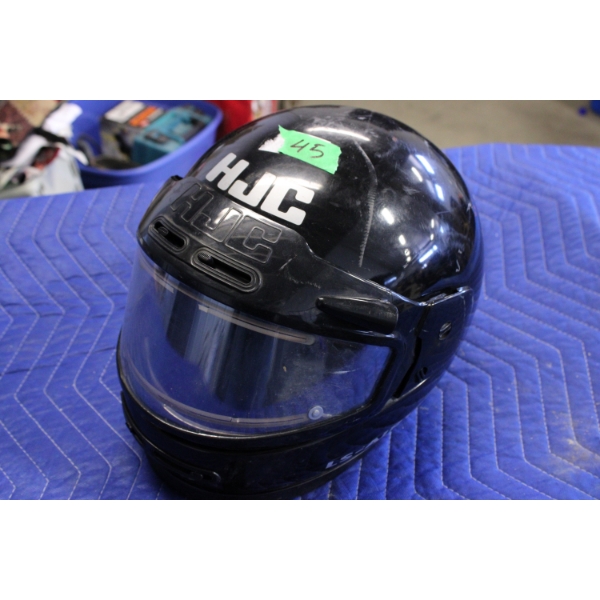 HJC Full-Face Motorcycle Helmet with Clear Visor
