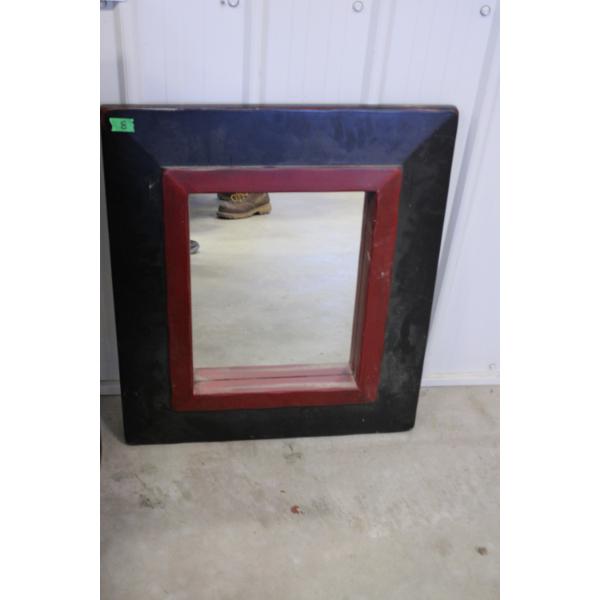 Framed Mirror approx 24" x 18"