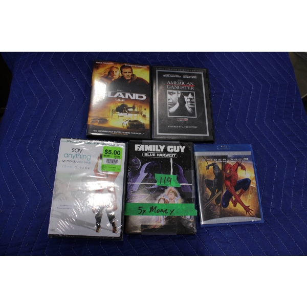 DVD Collection Featuring Various Titles (5x Money)
