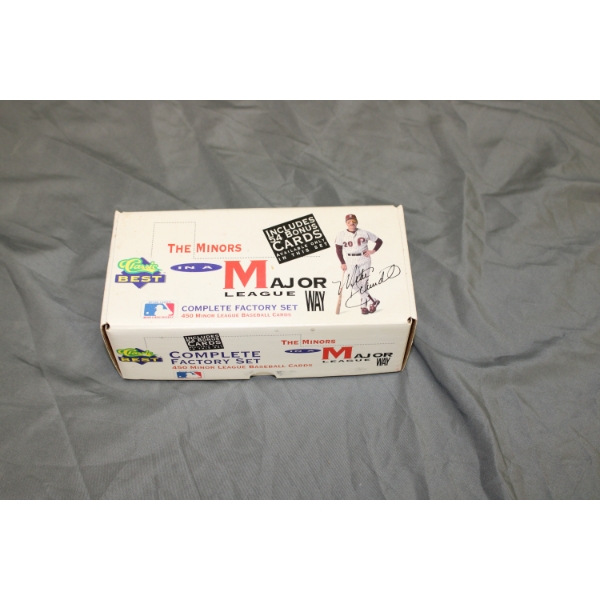 Classic Best The Minors in a Major League Way Baseball Cards Set
Appears to be full set of 450 Minor
