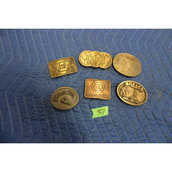Lot of Vintage Belt Buckles (6x Money)