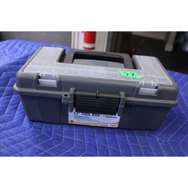 Plano 13-Inch Plastic Toolbox with Removable Tray
