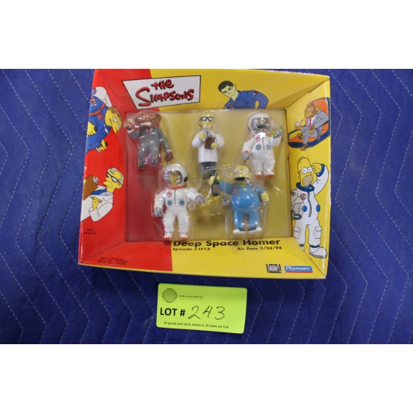 The Simpsons Deep Space Homer Action Figure Set by Playmates