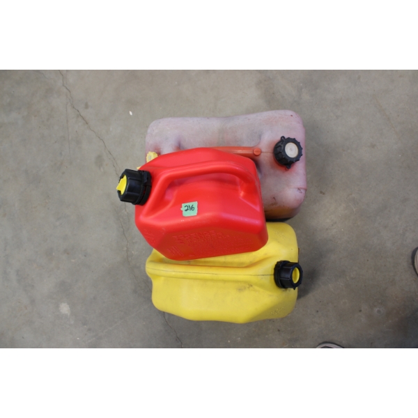 Lot of 3 Jerry Cans
