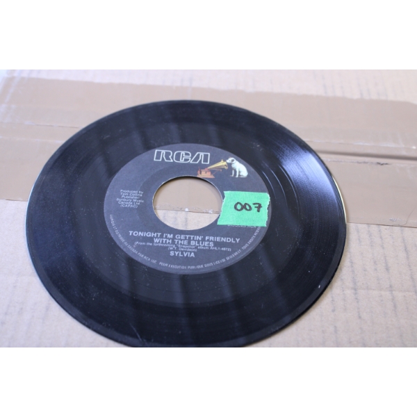 Jukebox 45 RPM Record Tonight I'm Gettin Friendly with the Blues