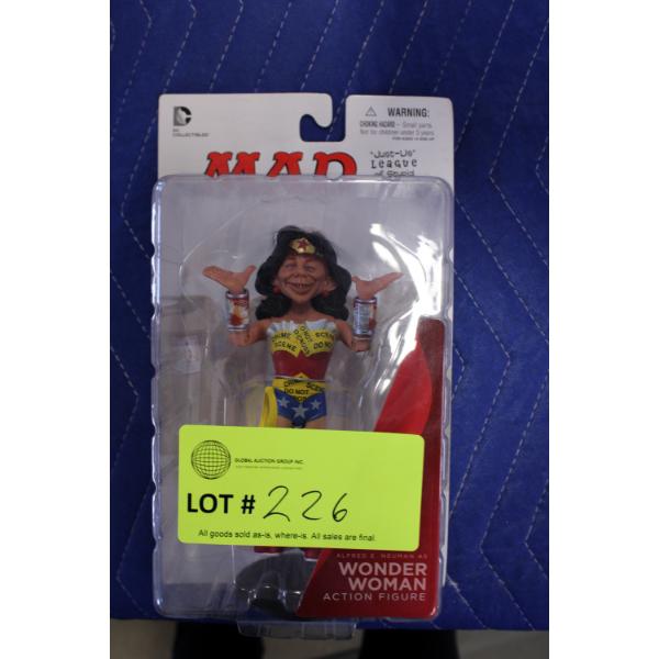 MAD Magazine Wonder Woman Action Figure in Original Packaging
