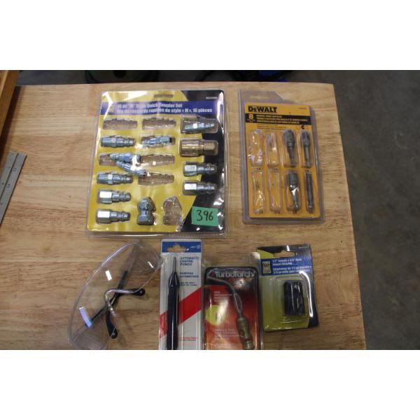 Lot of tools and parts as photographed