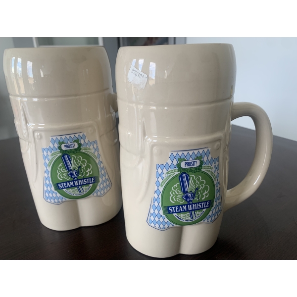 Steamwhistle Lederhosen Steins