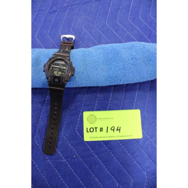 Casio G-Shock Digital Watch, Black Resin Strap
