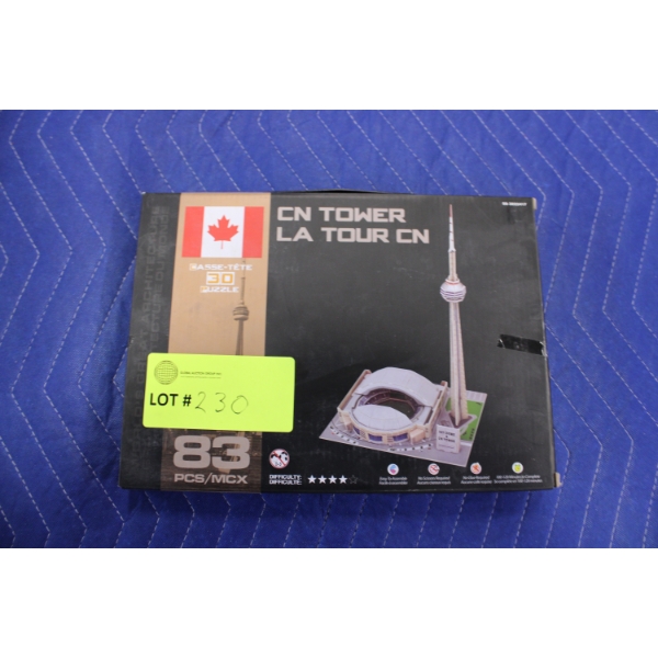 83-Piece 3D Puzzle of CN Tower
