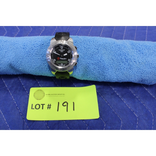 Tissot T-Touch Men's Watch with Black Rubber Strap

