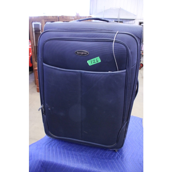 Samsonite Blue Softside Wheeled Suitcase
