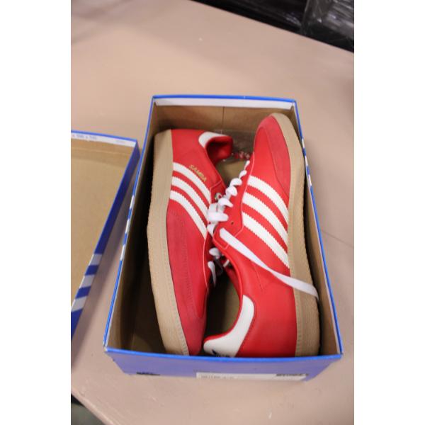 Adidas Gazelle Red Sneakers, Size 12 USA
