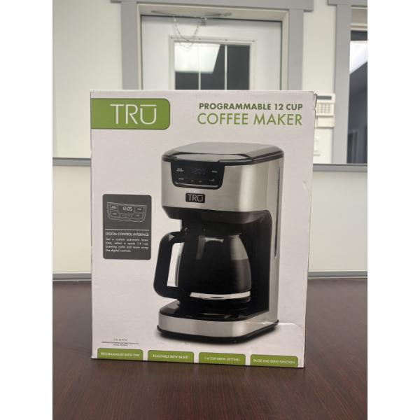 Tru Programmable 12 Cup Coffee Maker